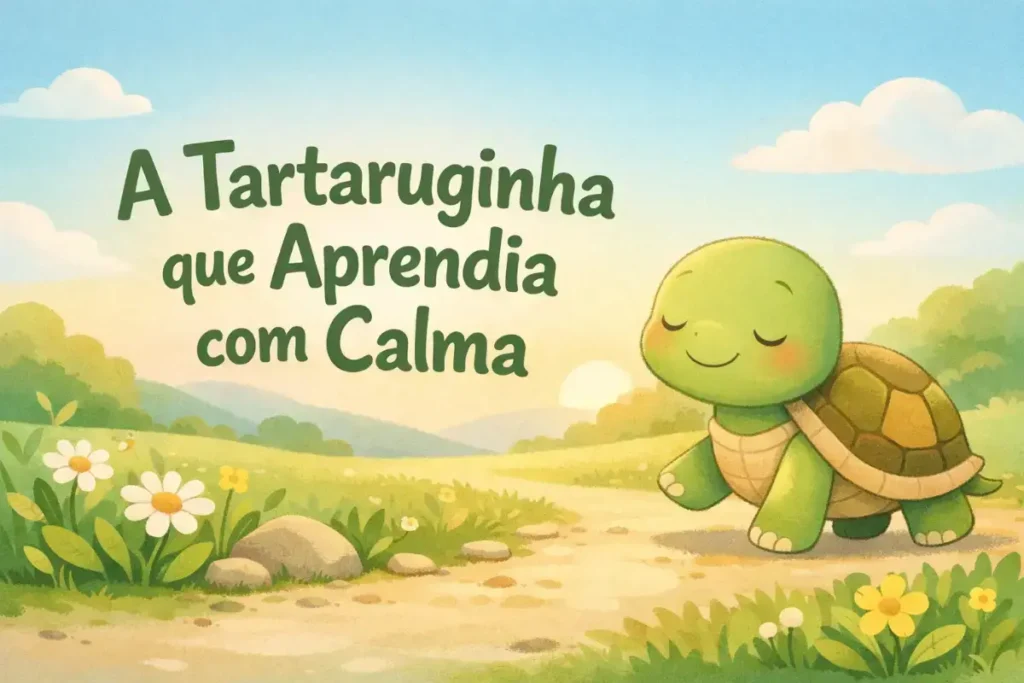 História Infantil sobre Animais: A Tartaruguinha que Aprendia com Calma