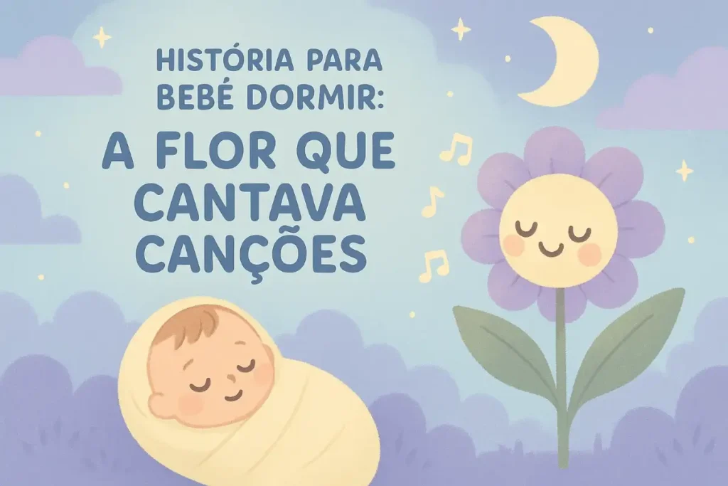 História para bebê dormir: A flor que cantava canções