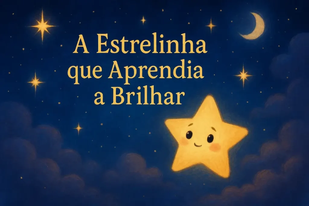 História Infantil para Dormir: A Estrelinha que Aprendia a Brilhar
