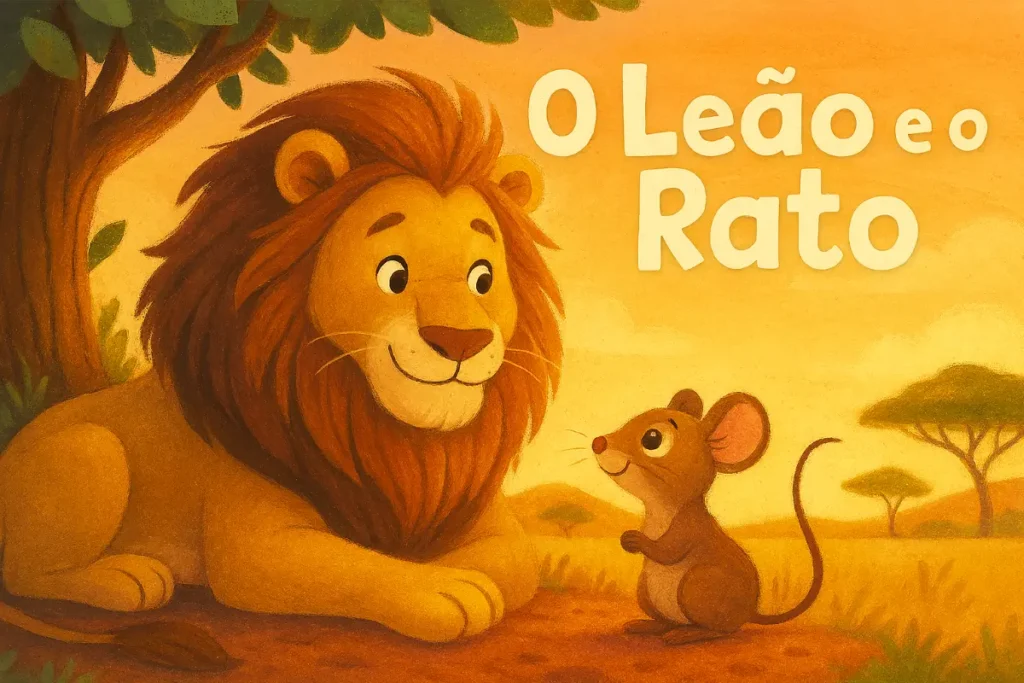 História Infantil Clássica: O Leão e o Rato