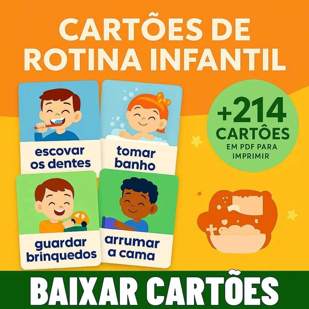 Rotina Diária Infantil para Imprimir PDF