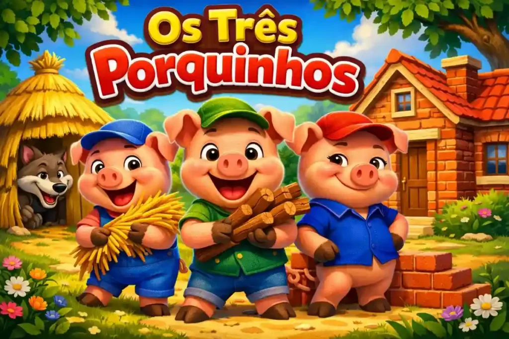 História infantil clássica: Os Três Porquinhos