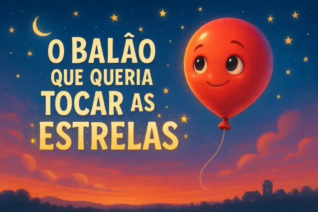 Histórias infantis curtas: O balão que queria tocar as estrelas