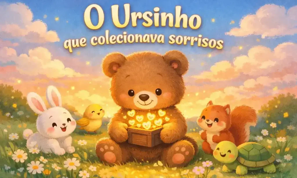 História infantil para dormir: O Ursinho que colecionava sorrisos