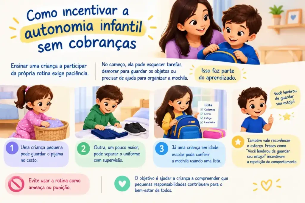 Como incentivar a autonomia infantil sem cobranças