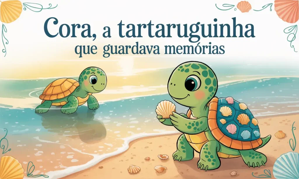 História-infantil-educativa-Cora-a-Tartaruguinha-que-Guardava-Memórias