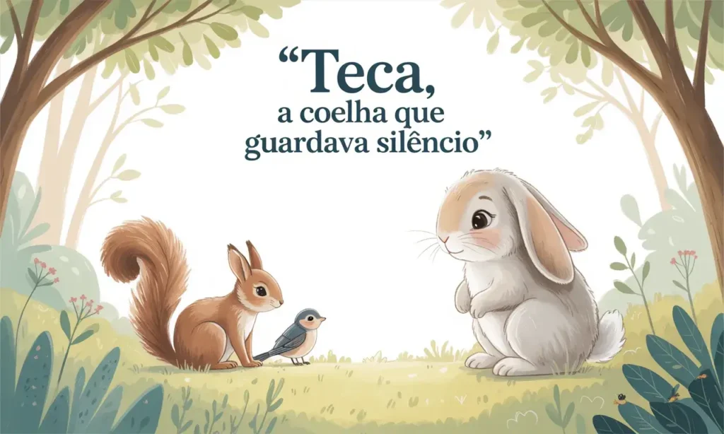 História-infantil-educativa-Teca-a-Coelha-que-Guardava-Silêncio
