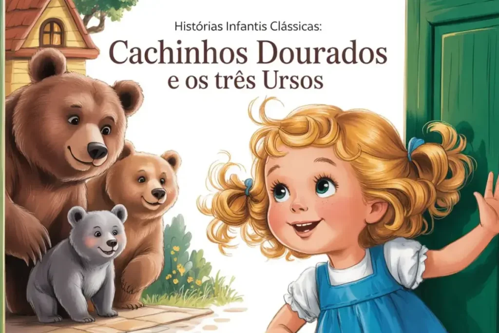 Histórias-infantis-clássicas-Cachinhos-Dourados-e-os-Três-Ursos
