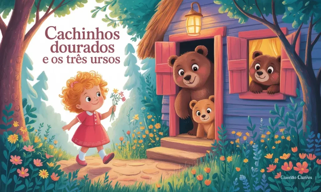 Histórias-infantis-clássicas-Cachinhos-Dourados-e-os-Três-Ursos