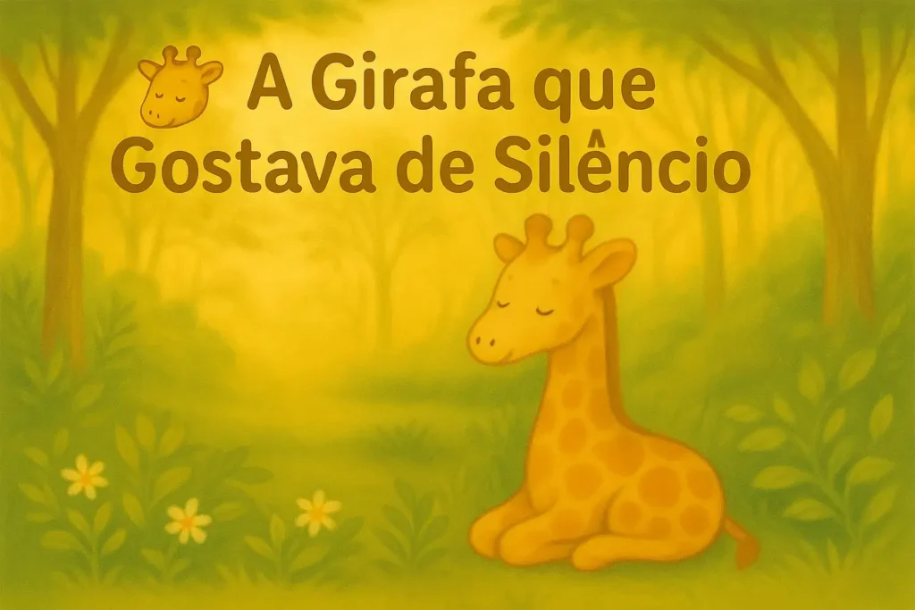 história-infantil-para-dormir-A-Girafa-que-Gostava-de-Silêncio