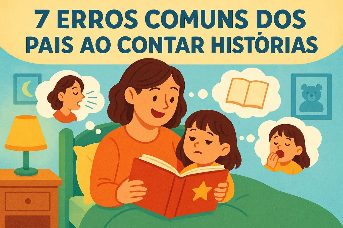 Histórias Infantis Curtas: 7 Erros comuns dos pais ao contar histórias