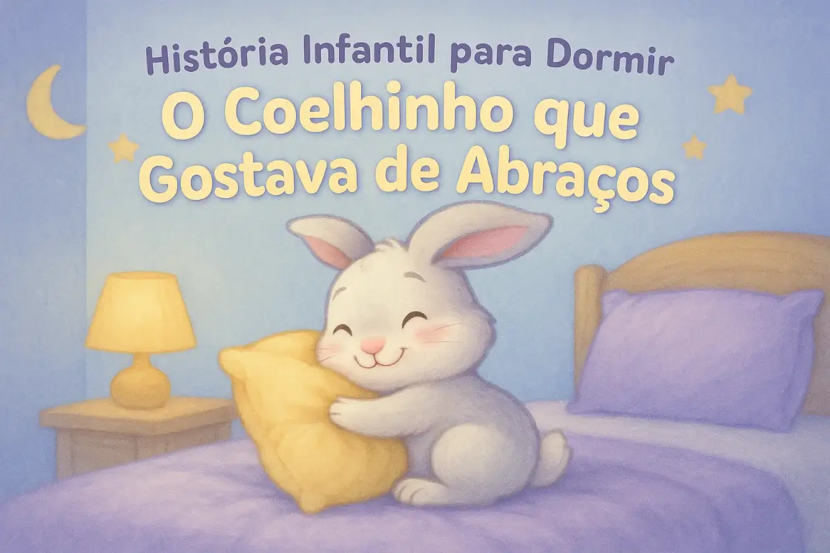 História Infantil para Dormir: O Coelhinho que Gostava de Abraços