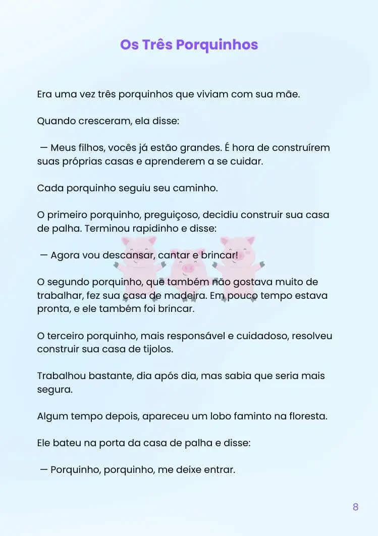 Histórias Clássicas Os Três Porquinhos