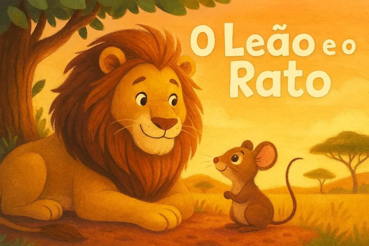 História Infantil Clássica: O Leão e o Rato
