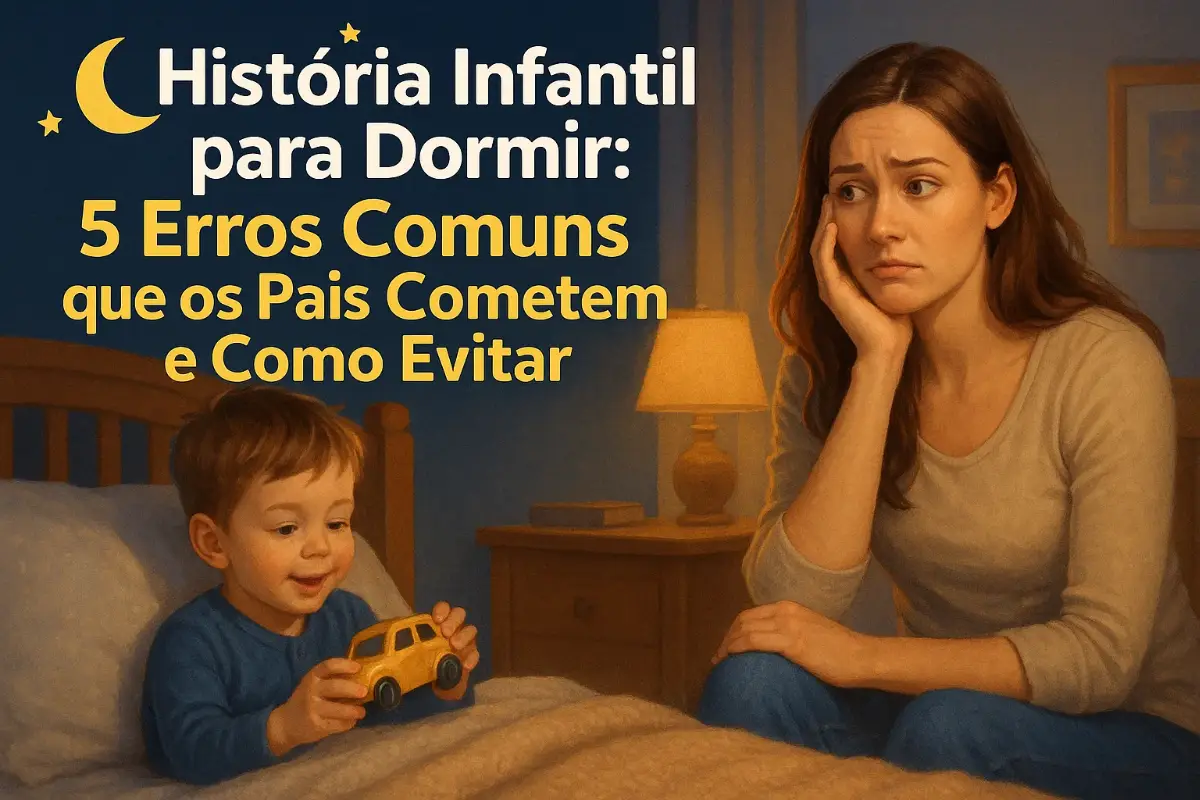 História Infantil para Dormir: 5 Erros comuns que os pais cometem e como evitar