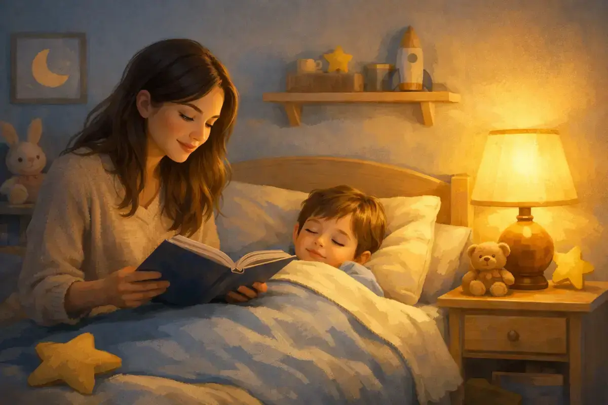 História infantil para dormir: Por que a leitura noturna ajuda no sono tranquilo?