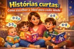 Histórias infantis curtas: Como escolher a ideal para cada idade