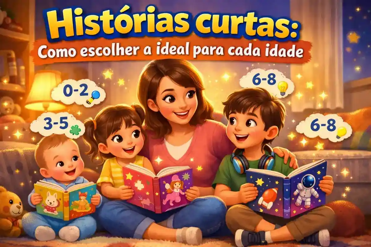 Histórias infantis curtas: Como escolher a ideal para cada idade
