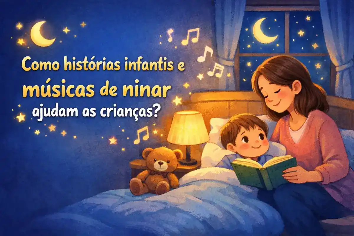 Histórias infantis e músicas de ninar: Como ajudam as crianças?