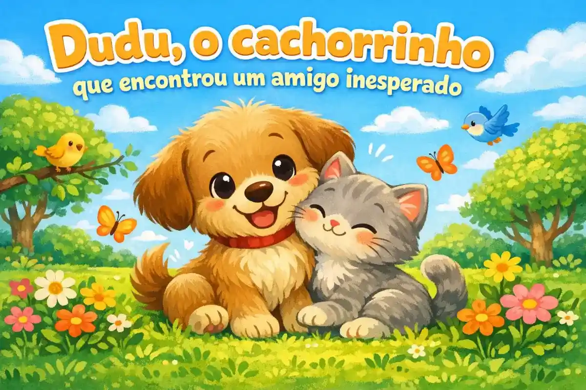 Histórias de animais: Dudu, o cachorrinho que encontrou um amigo inesperado